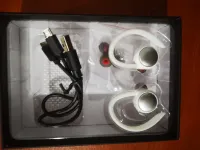 Head Phone Ecouteur Bluetooth 5.0 YG-X9-TWS - Blanc-Gris