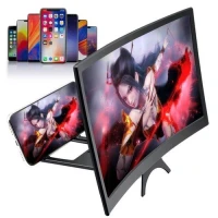 Amplificateur Curved D'Écran 3D Hd - Support Pliable 12" - Noir