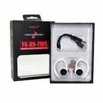 Head phone Ecouteur Bluetooth 5.0 YG-X9-TWS - Blanc-Noir
