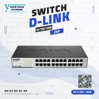 SWITCH D LINK 24P 10/100/1000 RACK