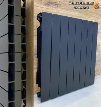 RADIATEUR EN ALUMINIUM NOIR PLUS EVO