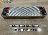 ECHANGEUR SANITAIRE 8 PLAQUES FACOFRI