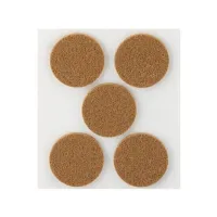 FEUTRE ADHÉSIF SYNTHÉTIQUE DIA 34X3mm BLANC ET MARON INOFIX ART: 4079-2-4 + {1 BLISTER 5pcs}