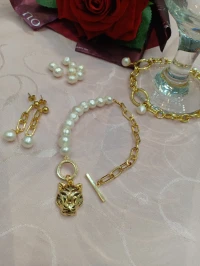 Bracelet et boucles d'oreilles إسورة و أقراط