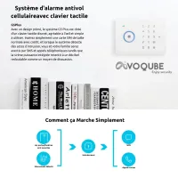 Alarm Sans FIL CHUANGO, System Alarme pour Maison, Villa, Bureau et mini Entreprise 
