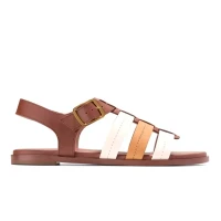 Flynn Fisherman Sandals Biscuit Ch Dk Cuoio Ivory Ltr