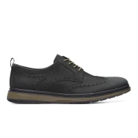CLARKS Chantry Wing Black Nubuck