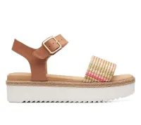 CLARKS Lana Shore Light Tan Combi