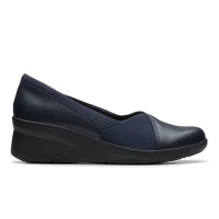 Clarks Suttyn Walk Navy Leather