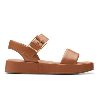 sandales-clarks-alda-strap-tan-leather-cheraga-alger-algerie