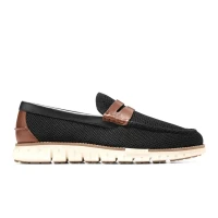 Zerogrand Remastered Stitchlite Loafers Black  Brit Tan   Ivory