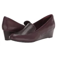CLARKS Mallory Pearl Burgundy