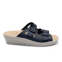 Synthetic Woman Slipper Blue