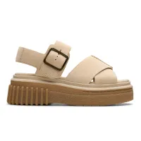 CLARKS Evamar Wish Ecru Suede