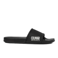 Slipper Plain Black-White 904 Tg
