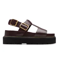 CLARKS Orianna Sky Wine Leather