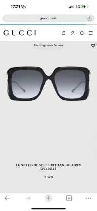Lunettes Gucci originales 