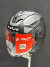  Casque LS2 VERSO MARKER MATT TITANIUM