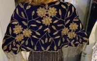 Capes perlé pour soirée 
