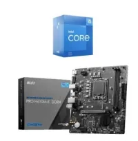  BUNDLE CARTE MERE MSI H610M-E DDR4 + CPU i5-12400F