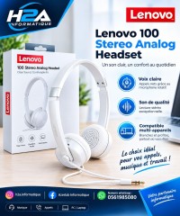 casques-son-lenovo-100-stereo-analog-headset-casque-filaire-alger-centre-algerie