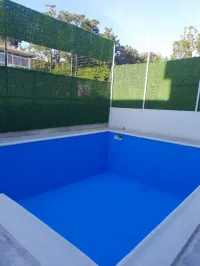 Revêtement de piscine avec Résine 