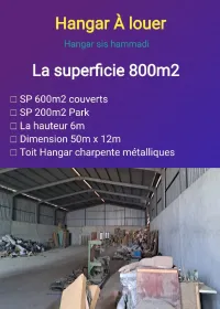 Location Hangar Boumerdès Hammedi