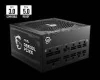 ALIMENTATION MSI MAG A850GL 850 WATTS 80PLUS GOLD PCIE5 BLACK