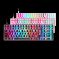 CLAVIER MARS GAMING MKULTRA PINK/WHITE