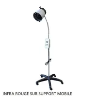 LAMPE INFRA ROUGE SUR SUPPORT MOBILE