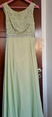 Robe soirée chic verte