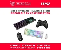 CLAVIERS SOURIS MANETTE MSI CLUTCH GM41 DM07 VIGOR GK50 GK30 GK20 GAMING MOUSE KEYBOARD CONTROLLER
