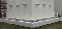mur d'eau et cascade