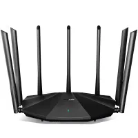 Tenda AC23 AC 2100 Routeur WiFi Gigabit double bande ( 7 * 6 dBi external Antennas ) 2,4 GHz & 5 GHz