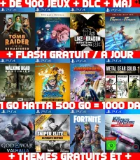 INSTALLATION JEUX DIAL PS4 FLASHÉE (+ FLASH GRATUIT + DLC + MISE A JOUR) --