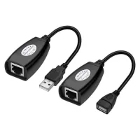USB 2.0 Adaptateur sur câble RJ45 Cat5/Cat5e/Cat6 