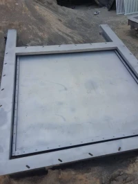 vend 6 vannes murales en inox 304 L de 1600 x 1600 mm