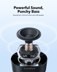 Baffle Soundcore Anker Pyro Mini Enceinte Bluetooth compact 6W, USB-C, 10 Heures d'autonomie thumbnail 2