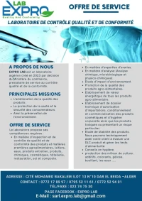 Laboratoire de contrôle qualité et de conformité 