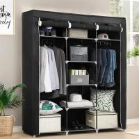 cabinets-chests-armoire-de-rangement-penderie-noir-خزانة-ملابس-بتصميم-عصري-من-القماش-قابلة-للطي-annaba-algeria