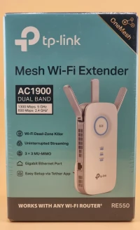 TP-Link RE550 Repeteur WiFi Mesh AC1900  puissant jusqua 150 m2 ,Extender avec port gigabit