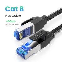 شبكة-و-اتصال-ugreen-cable-ethernet-rj45-cat-8-plat-tresse-blinde-haute-vitesse-40gbps-2000mhz-بئر-خادم-الجزائر