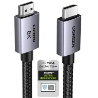 UGREEN Câble HDMI 2.1 Certifié 4K 120Hz 48Gbps Dynamic HDR Dolby Vision Dolby Atmos HDCP eARC PS5 2m
