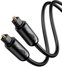 Ugreen Câble Audio Fibre Optique UGREEN 1,5 m Noir ( optique numérique Toslink ) 