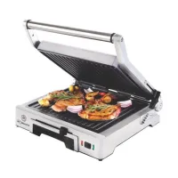 Robuste Grill & panineuse Bio-Plus-Gv2000- Inox -Noir