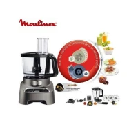 Moulinex Robot  double force  digital 1000 wattscuisine multifonctions FP827E10 