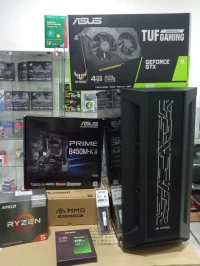 UNITE CENTRAL GAMER RYZEN 5 3600 B450M-K 8GB SSD 120 GTX 1650 4G DDG6 TUF GAMING