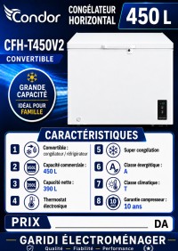ثلاجات-و-مجمدات-congelateur-coffre-condor-450l-blanc-convertible-cfh-t450v2w-neuf-جسر-قسنطينة-الجزائر