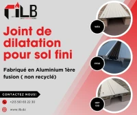 Joint de dilatation pour sol fini 