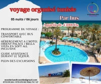 voyage organisé tunisie par bus